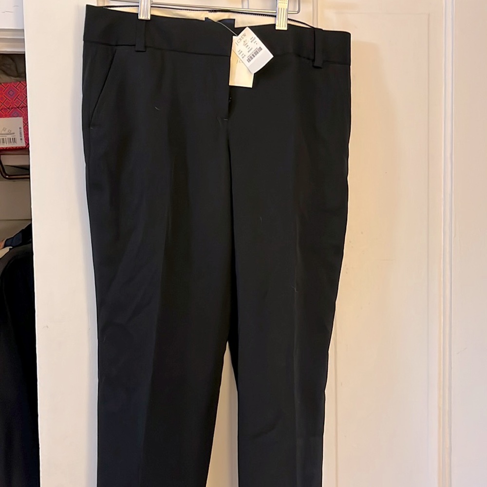 New with tags JCrew size 4 Wool trouser Black